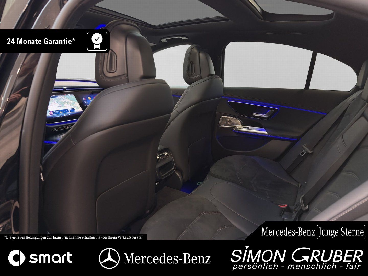 Fahrzeugabbildung Mercedes-Benz E 220 d AMG Night Pano Superscreen Burm 20 Zoll