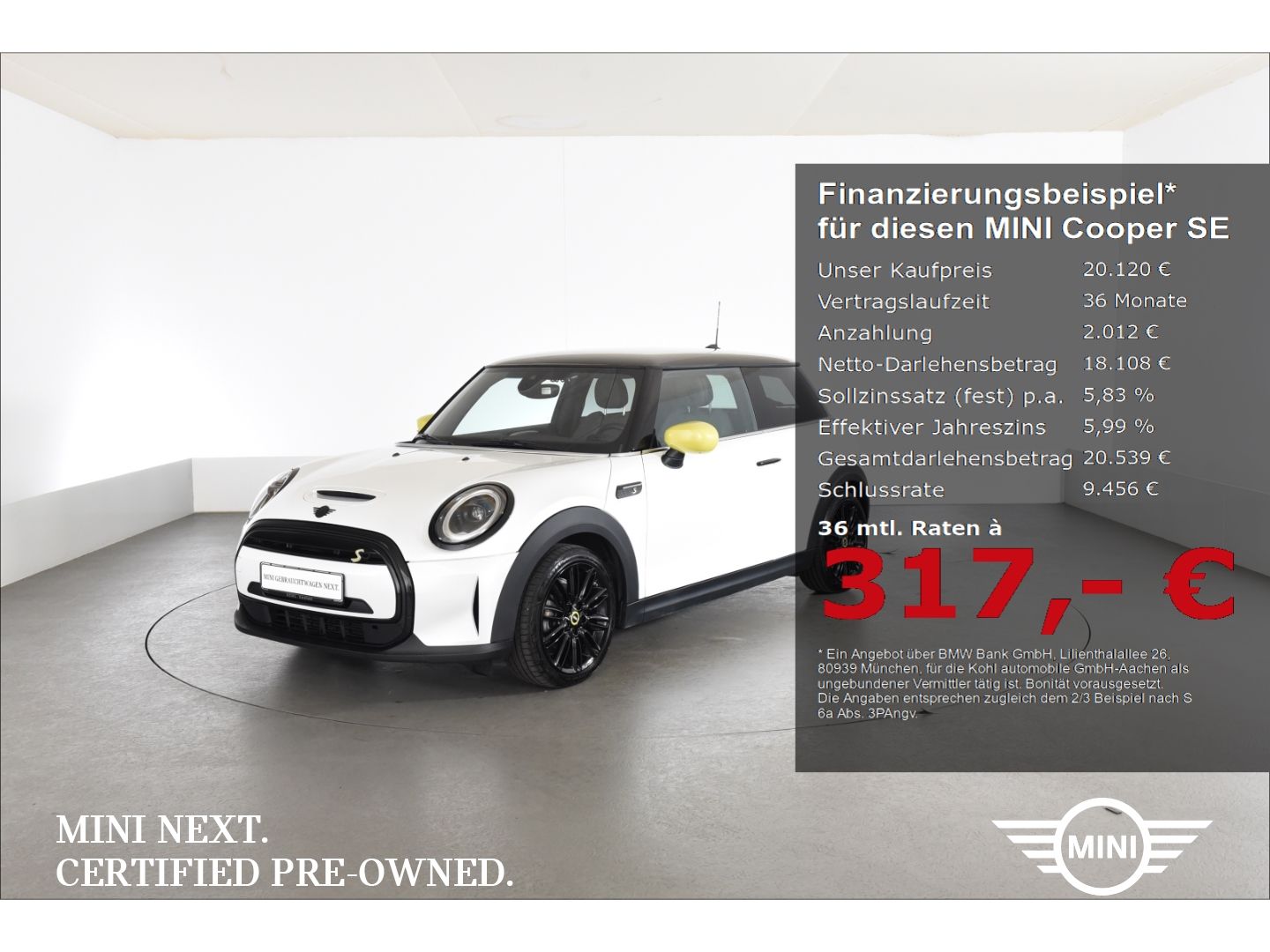 MINI Cooper SE Electric Trim Rückfahrkamera Navigatio