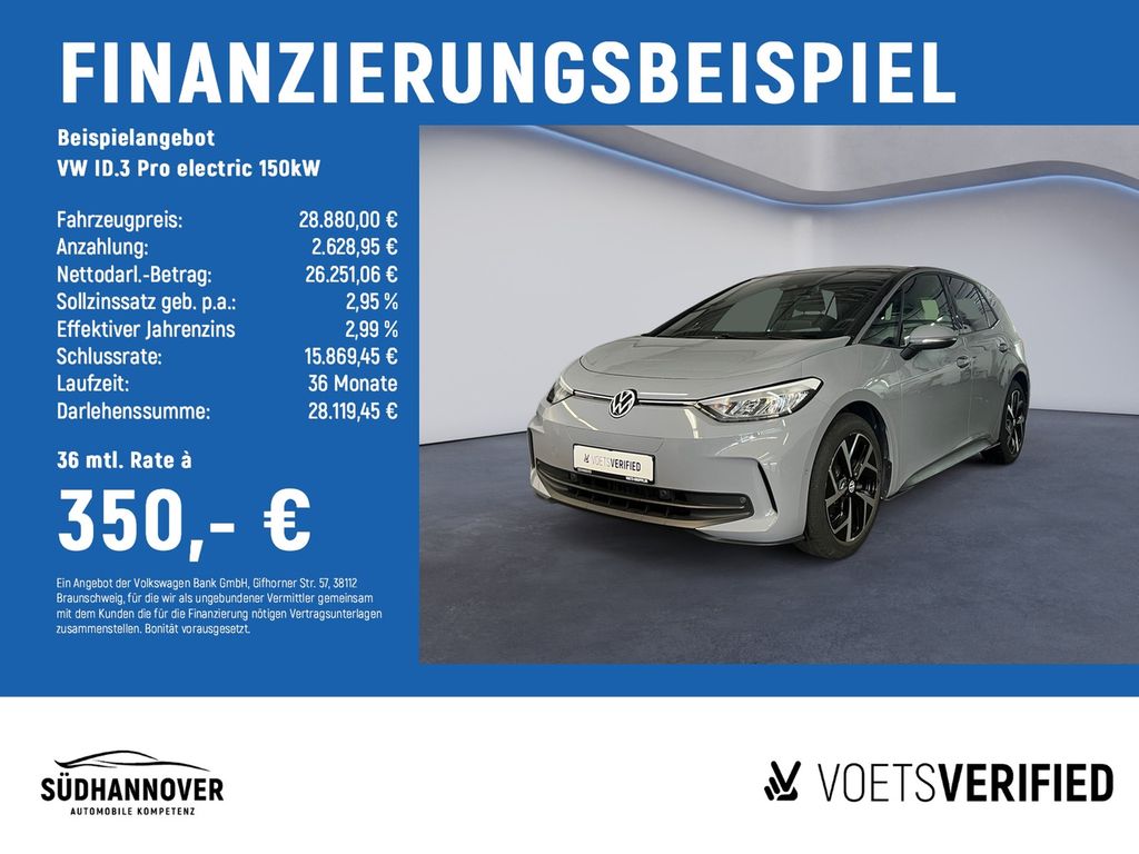 ID.3 Pro electric 150kW Move LED+NAVI+REAR VIEW+