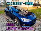 Tesla Model S 96% FREE SUPER CHARGER SC01  - blaue Tesla Model S