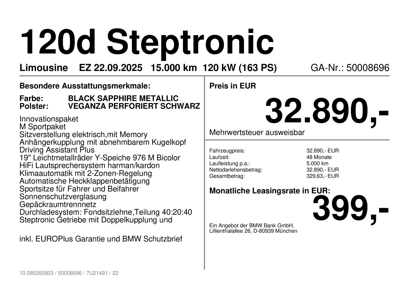 BMW 120d Steptronic Navi DSG Tempom.aktiv Bluetooth imagem 3