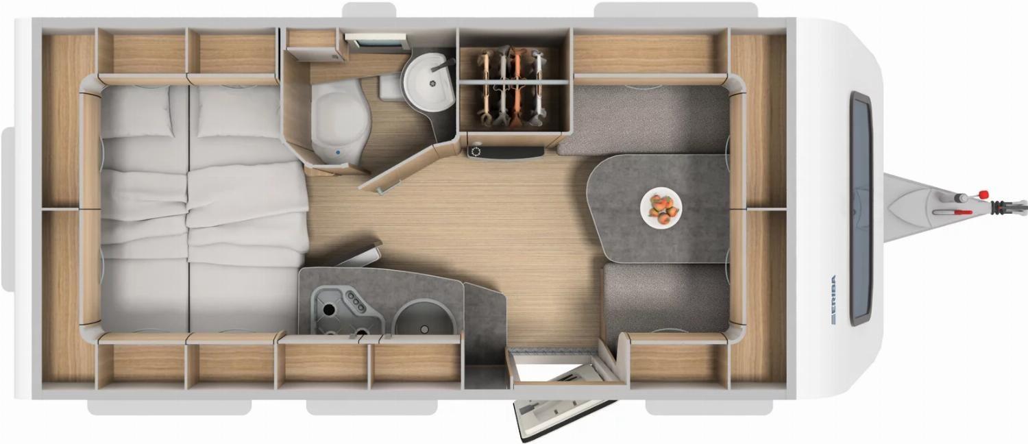 HYMER / ERIBA / HYMERCAR Eriba Nova Light 425 Moving-Paket, Autark, 1.600