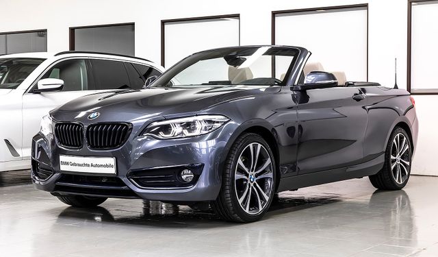 BMW 220d SPORT SAG LED NAVPRO MEM KAY PDC AHK H&K 18