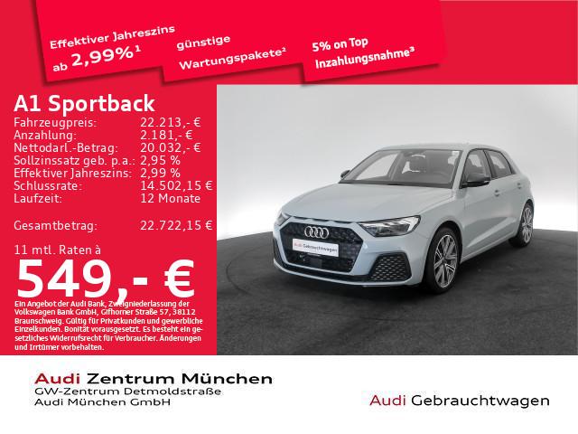 Audi A1 Sportback 30 TFSI S tronic Virtual/LED/GRA