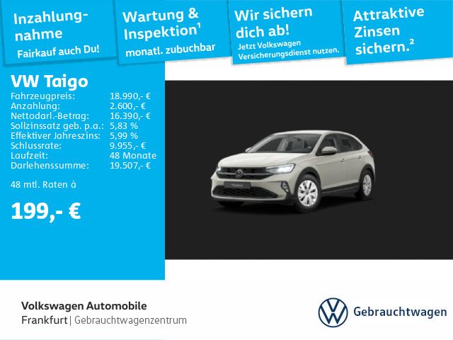 Volkswagen Taigo 1.0 TSI LED Klima Einparkhilfe App-Connect