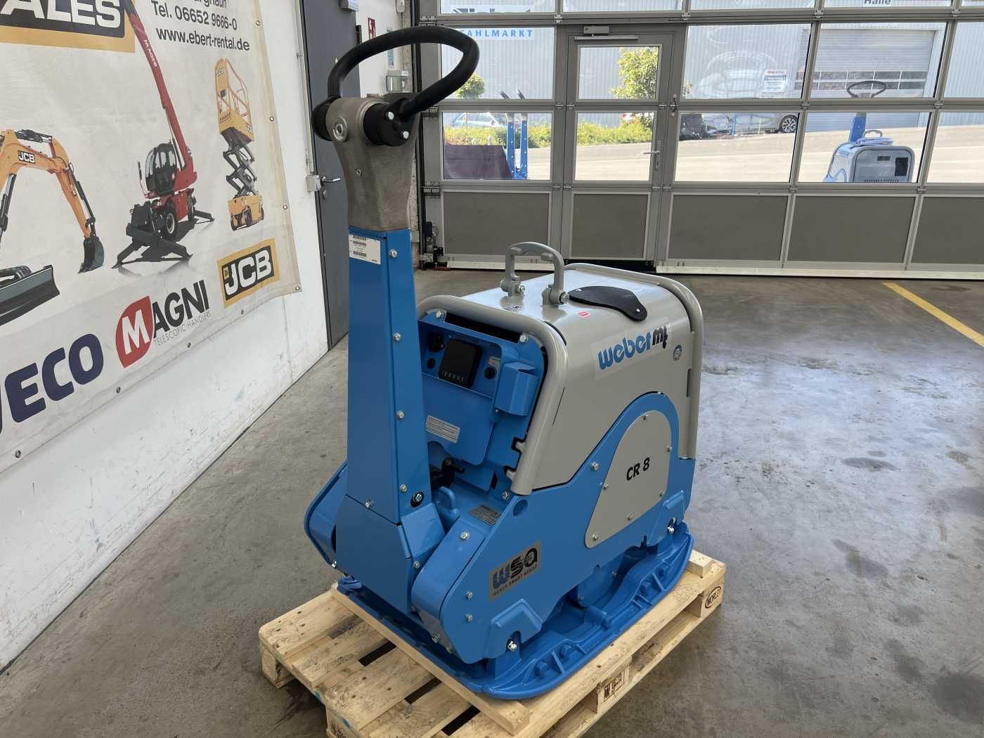 Fahrzeugabbildung Weber Weber CR 8 WSA Hatz-Diesel / 608 kg Rüttelplatte