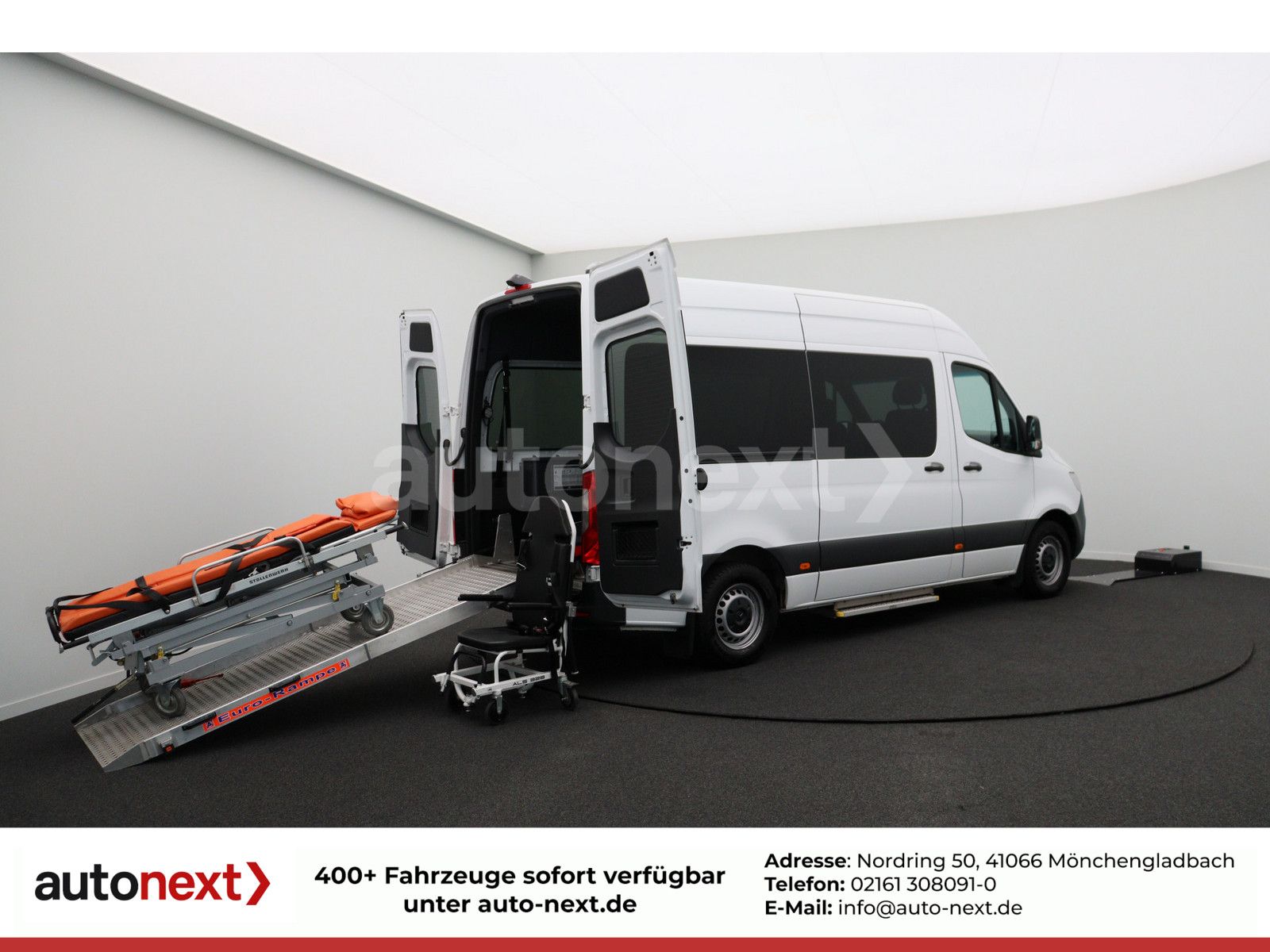 Mercedes-Benz Sprinter 315 Rollstuhl-Rampe *LIEGE/TRAGESTUHL* 