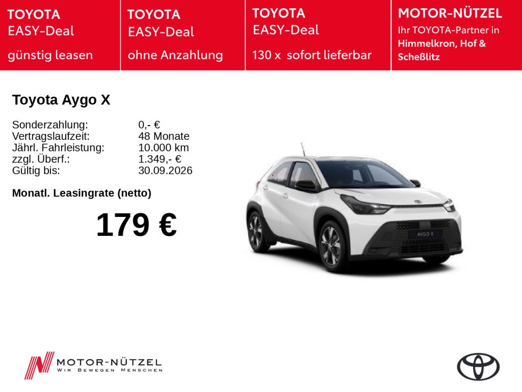 Aygo X Active inkl. Sitzheizung - Gewerbeleasing