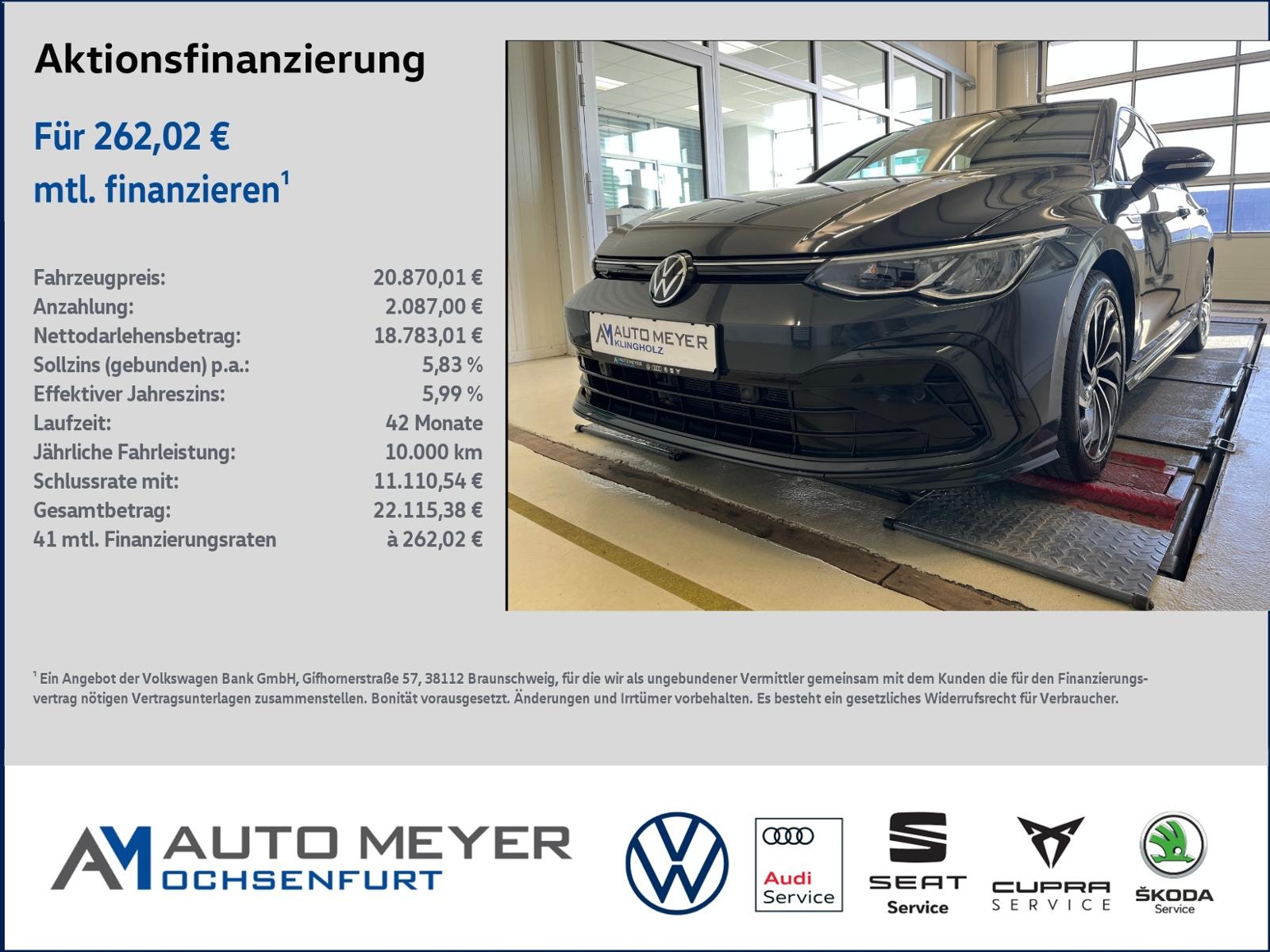 Volkswagen Golf R-Line 1.5 eTSI DSG Kamera LED SHZ