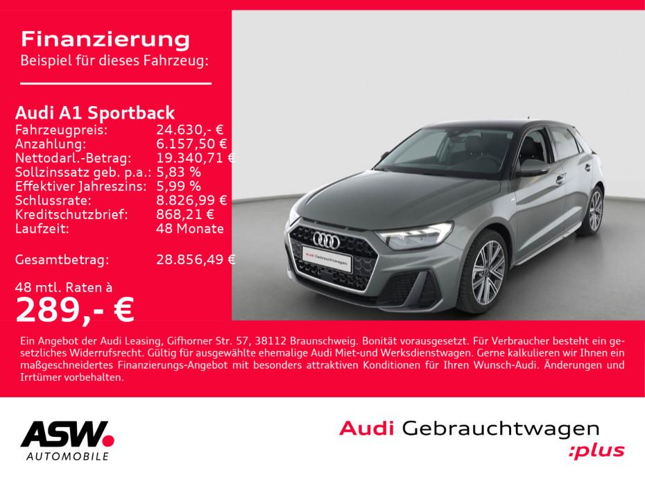 Audi A1 Sportback S line 30TFSI LED PDC SHZ GRA, миниатюра 2