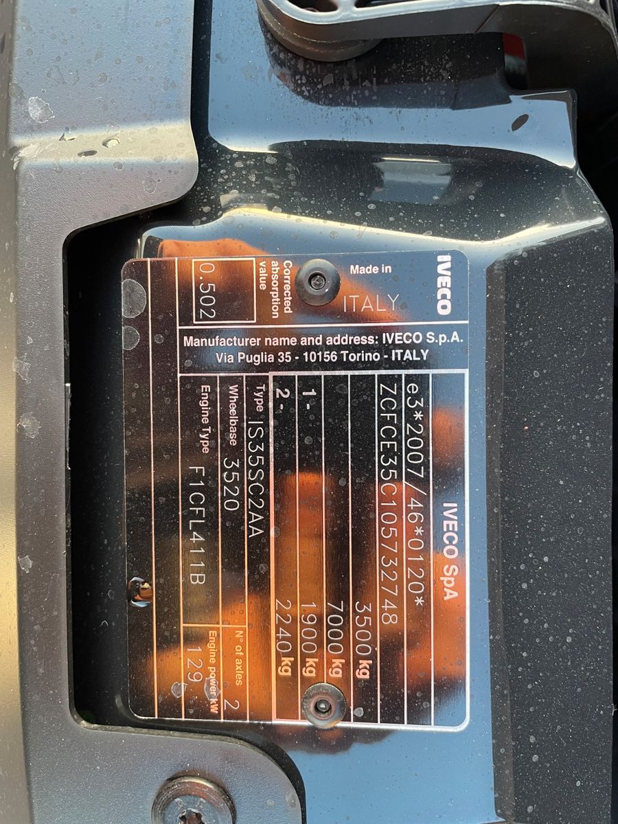 Fahrzeugabbildung Iveco Daily 35S18 HA8 3.0L *R3.520mm*Automatik*Kamera*