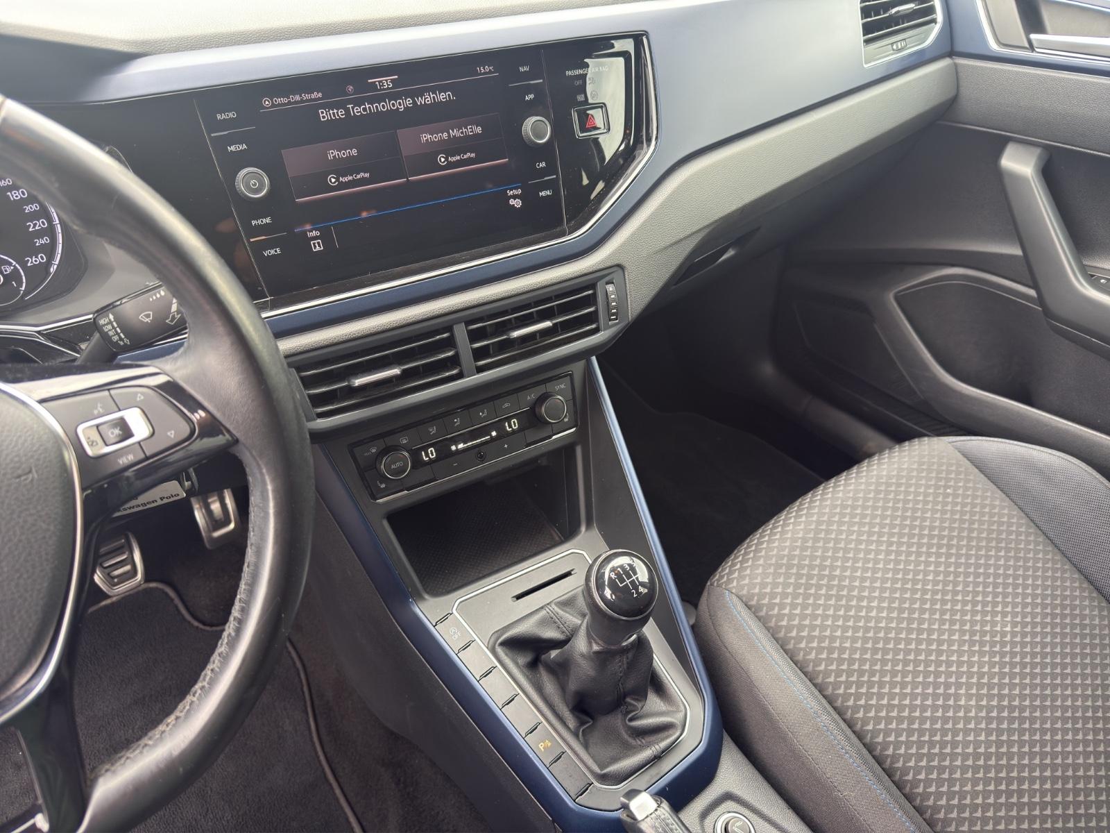 Volkswagen Polo United 95PS NAV/PDC/CARPLAY/Scheckheft, миниатюра 11