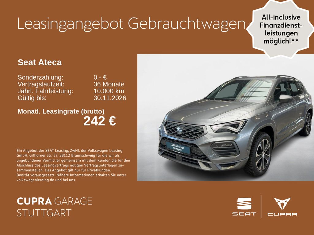 Seat Ateca FR-Line 2.0 TDI DSG 110kW