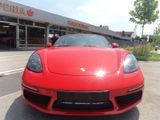 Porsche 718 Cabrio Boxster Leder Navi Automatik Klimaaut - Porsche Boxster: Rot
