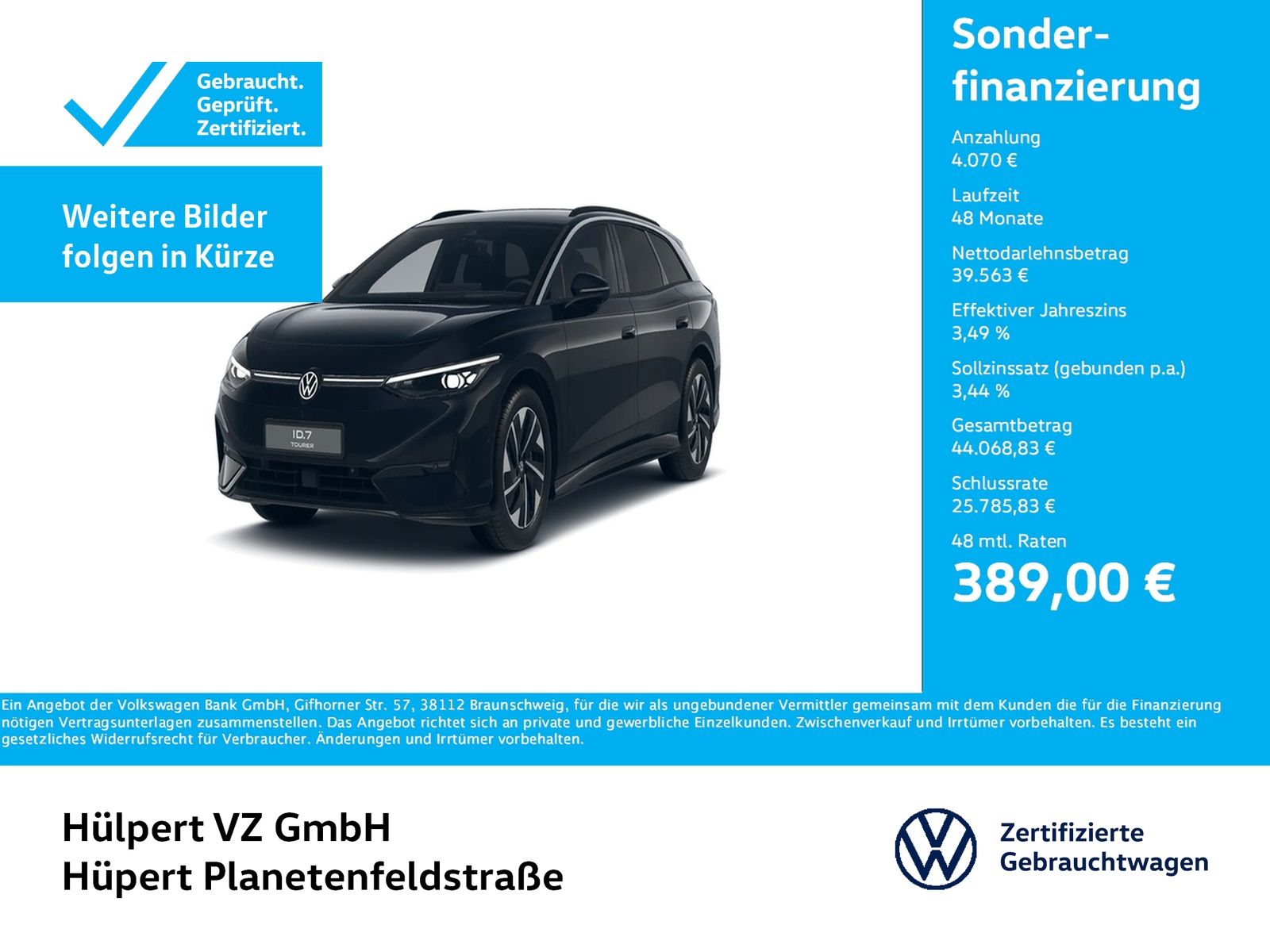 Volkswagen ID.7 Tourer PRO WÄRMEPUMPE AHK CAM ACC LM19 NAVI foto 1