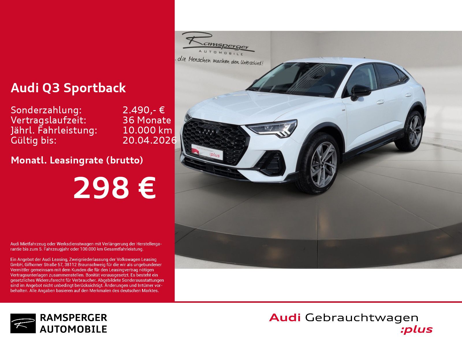 Audi Q3 Sportback S line 35 TFSI LED ACC Kamera Optik