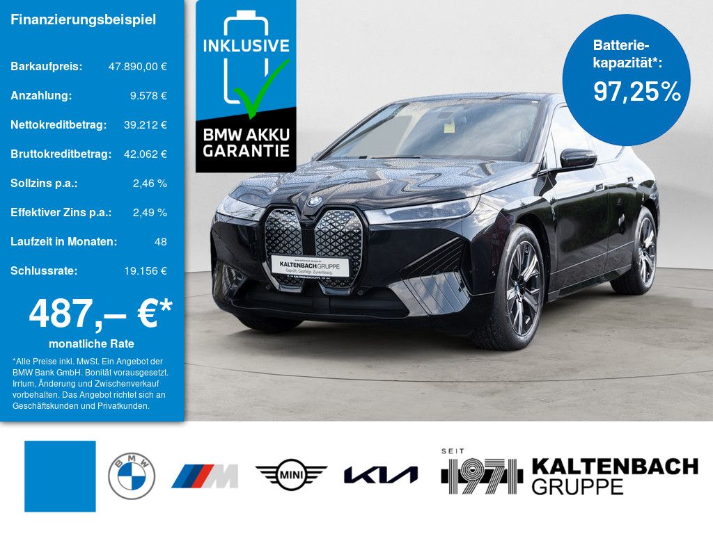 BMW iX xDrive40 HUD 360° LED ACC NAVI KAMERA SHZ PDC foto 1