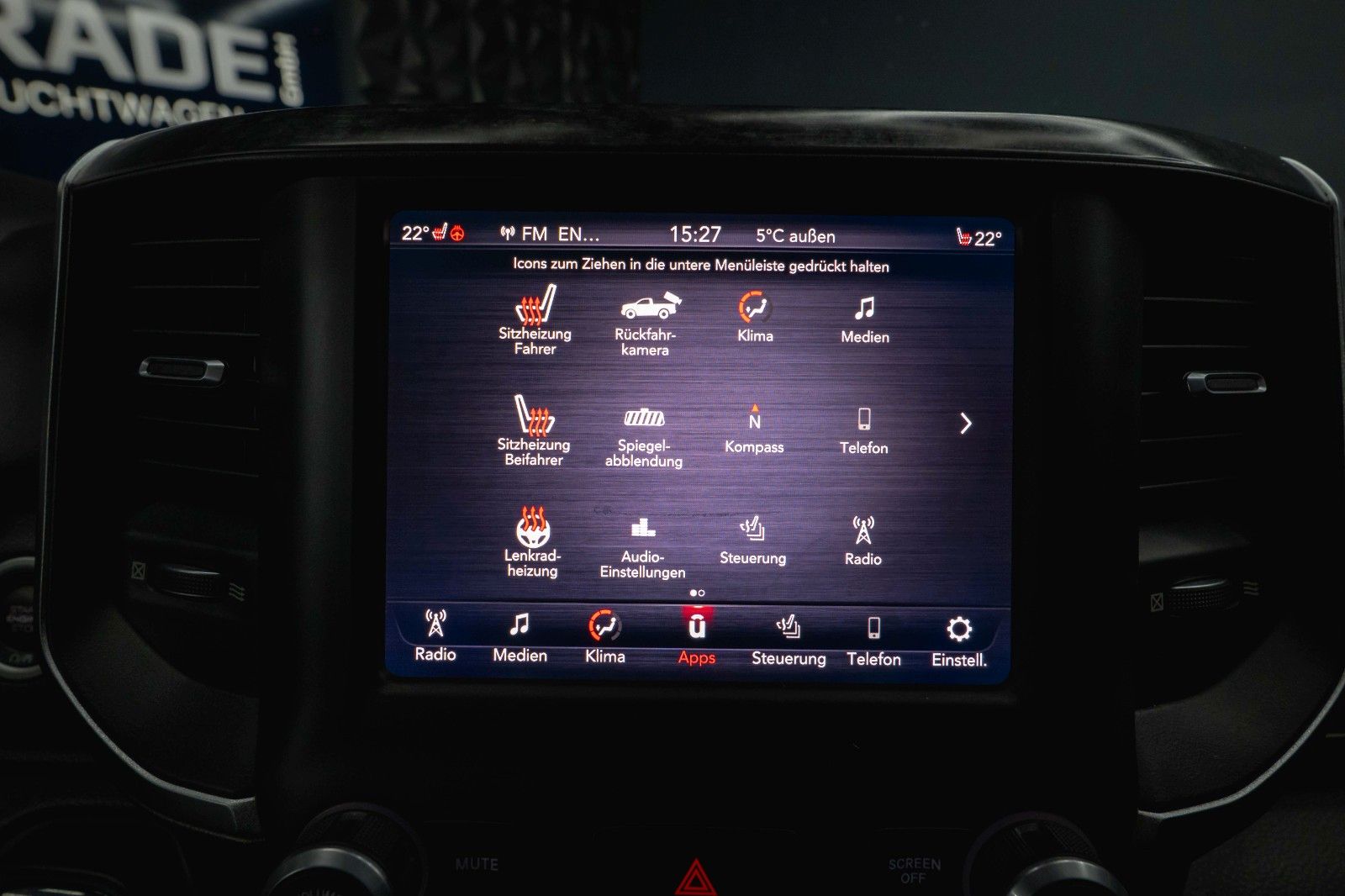 Fahrzeugabbildung Dodge RAM 5.7 V8 HEMI 4x4 OFFROAD Night-Paket *LED*