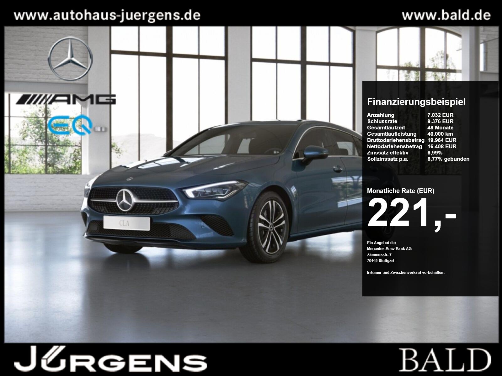 Mercedes-Benz CLA 250 e SB MBeam/AHK/Kamera/Shz/Tempomat/Navi