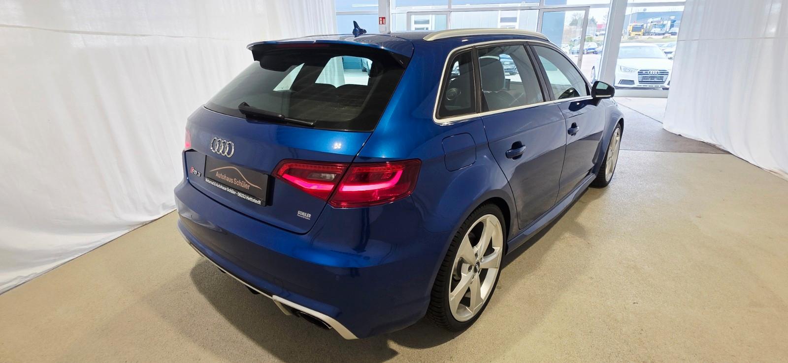 Audi RS3 Sportback 2.5 TFSI quattro 367 ch – Sepang Blue – B&O – Magnetic Ride – 119 997 km