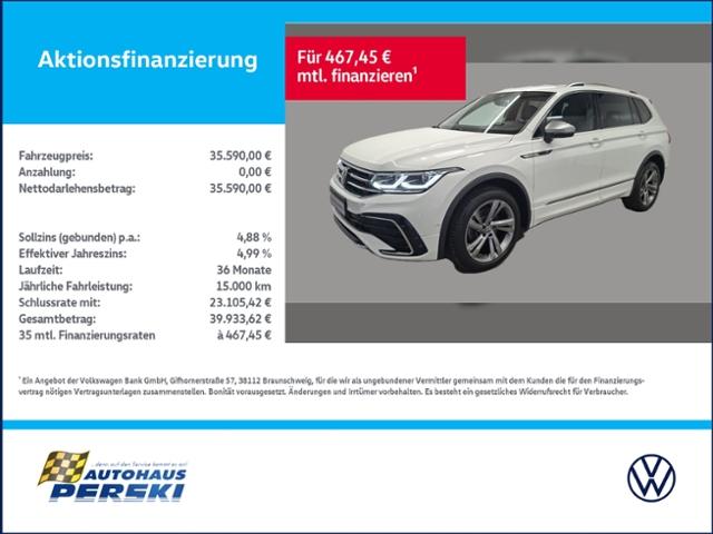 Volkswagen Tiguan  Allspace 2.0 TDI R-Line 4M DSG  AHK, KLI