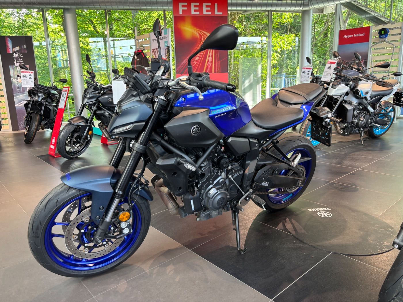 Fahrzeugabbildung Yamaha MT 07 Modell 2025