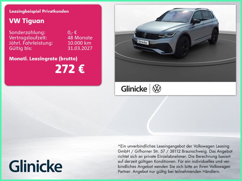 Tiguan 2,0 TSI R-line 4x4 AHK Kamera PDC SiHz DS