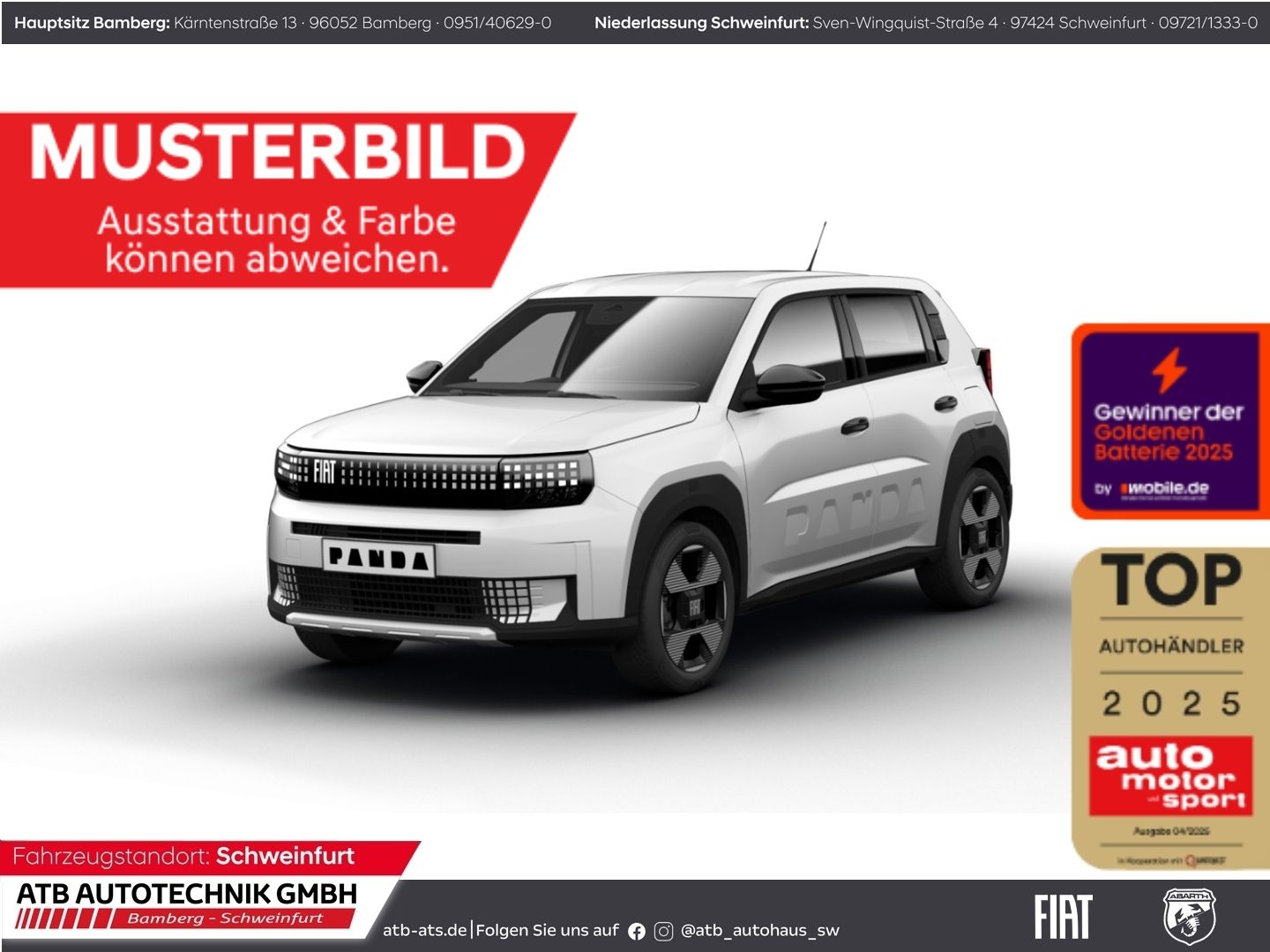 Fahrzeugabbildung Fiat Grande Panda Elektro 44kWh Batterie La Prima Win