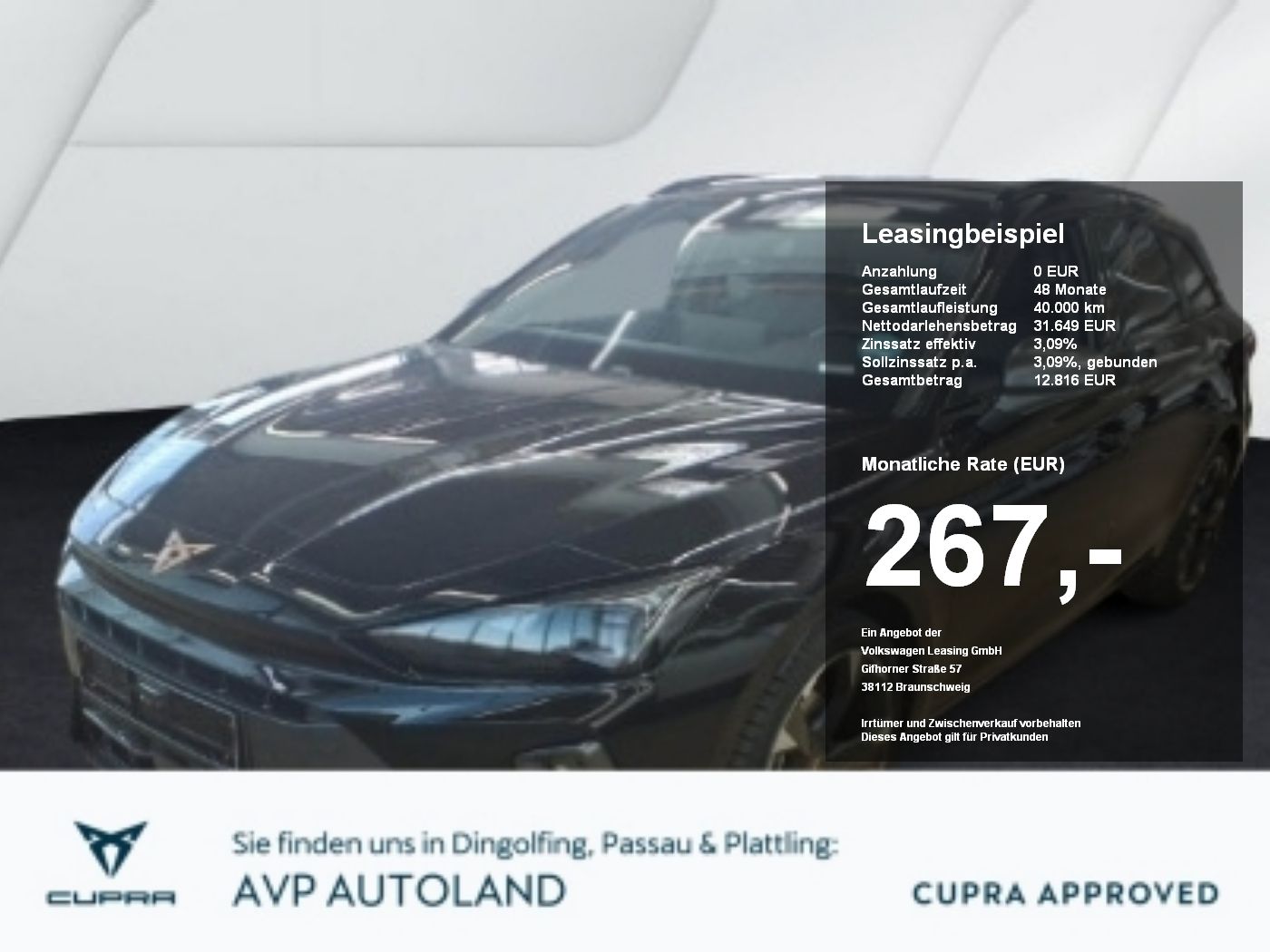 Cupra Leon Sportstourer 1.5 eTSI DSG | NAVI | ACC |