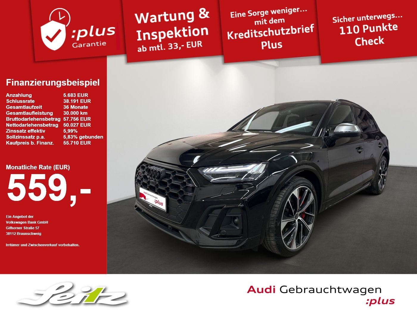 Audi SQ5 TDI quattro *AHK*HEAD-UP*B&O*