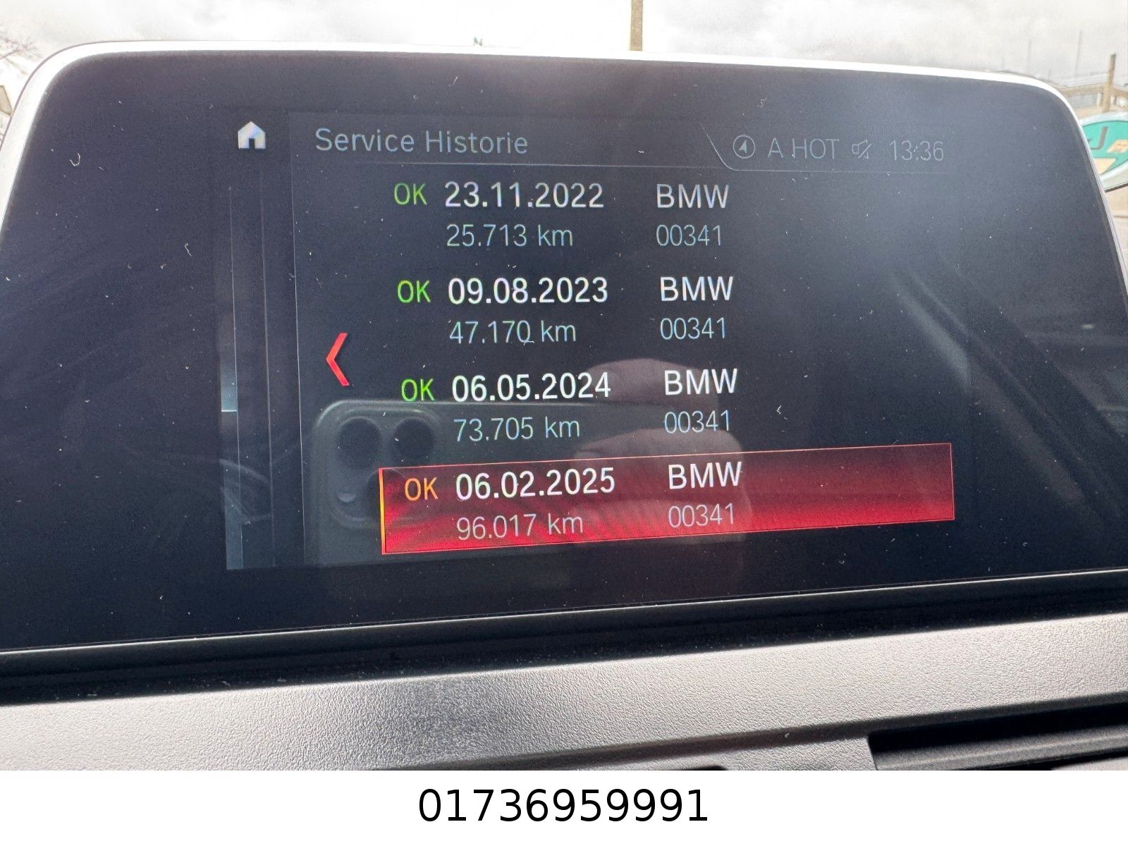 BMW 218 Gran Tourer/LED/AHK/KLIMAAU/NAVI/KAM/7 SITZE foto 24