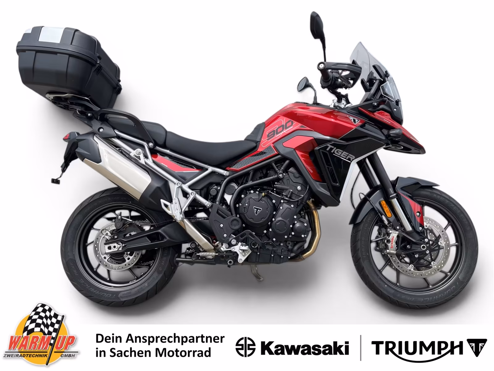 Triumph Tiger 900 GT Pro neuwertig | Topcase