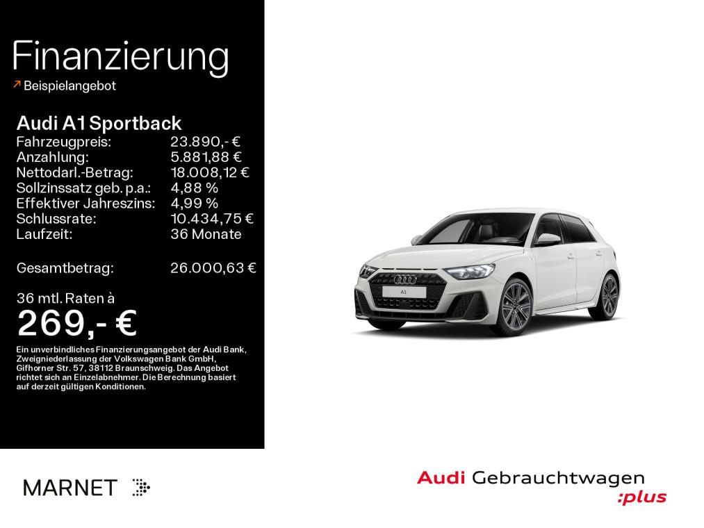 Audi A1 Sportback 25 TFSI S line*LED*Alu*SONOS*PDC*Au