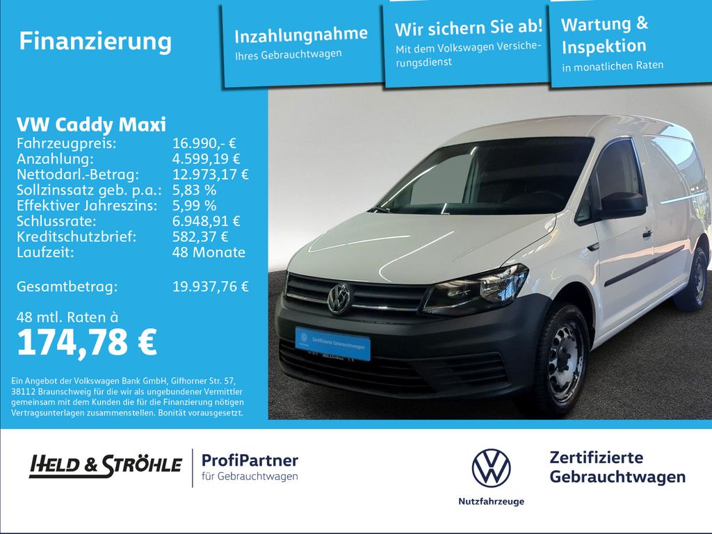 Caddy Maxi Kasten 1.4 TSI DSG KLIMA FLÜGELTÜREN