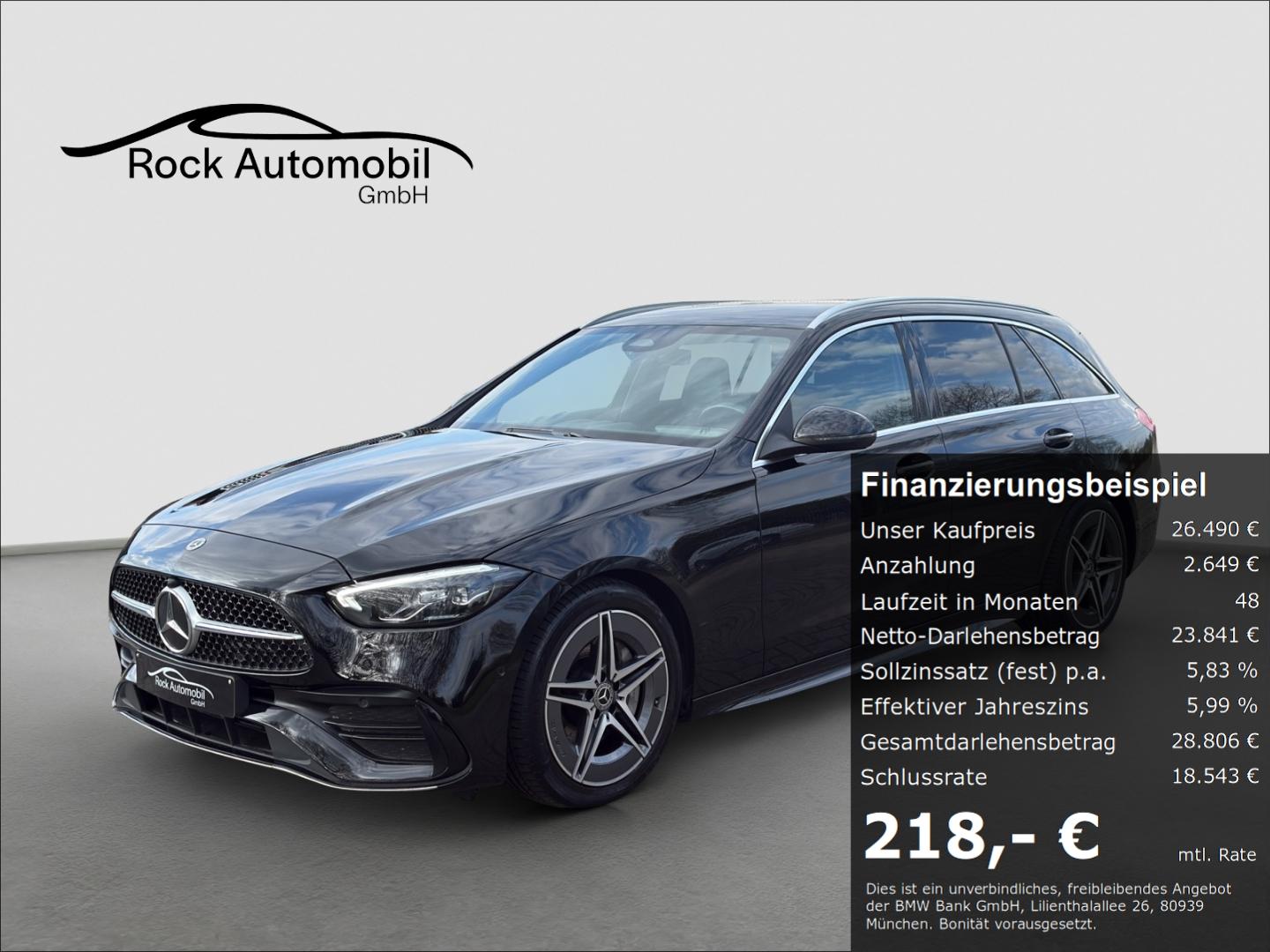 Mercedes-Benz C 220 d T 9G AMG Line NIGHT AHK LED NAVI