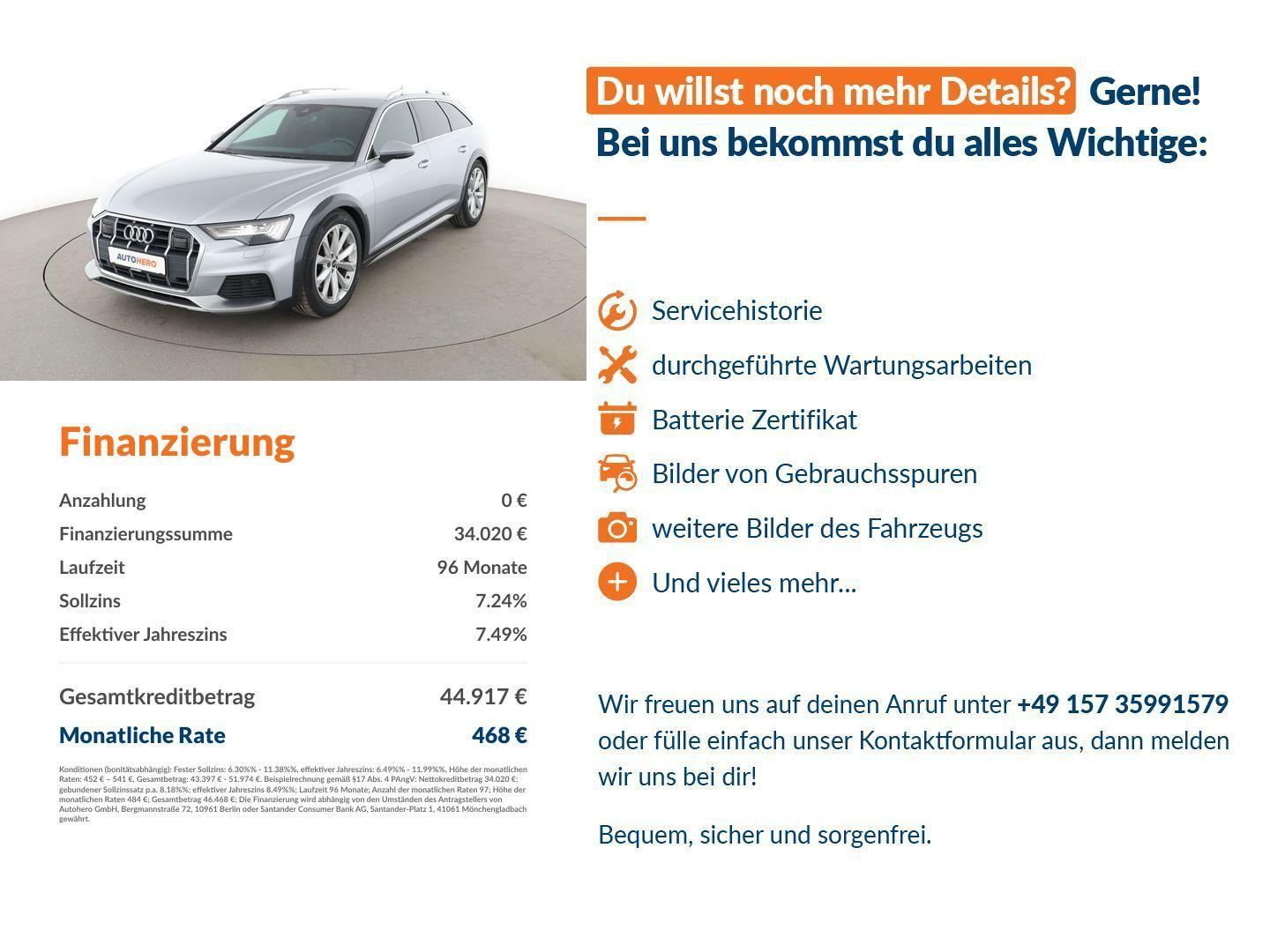 Audi A6 55 TDI Mild-Hybrid Aut.*NAVI*CAM*ACC*, миниатюра 14