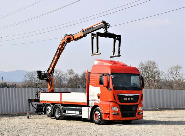 MAN TGX 26.440 Pritsche 6,60 m*TEREX 135.2-A11