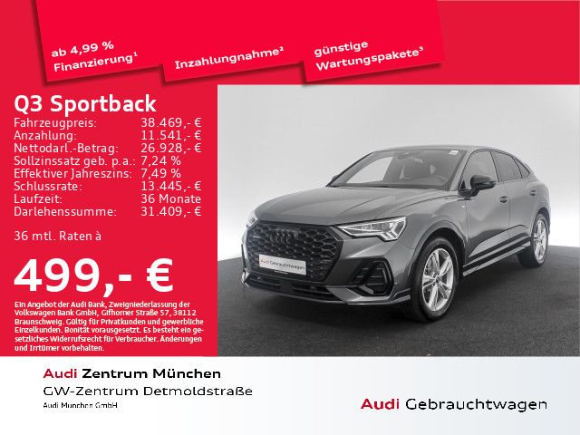 Audi Q3 Sportback 45 TFSI qu. S tronic S line Virtual