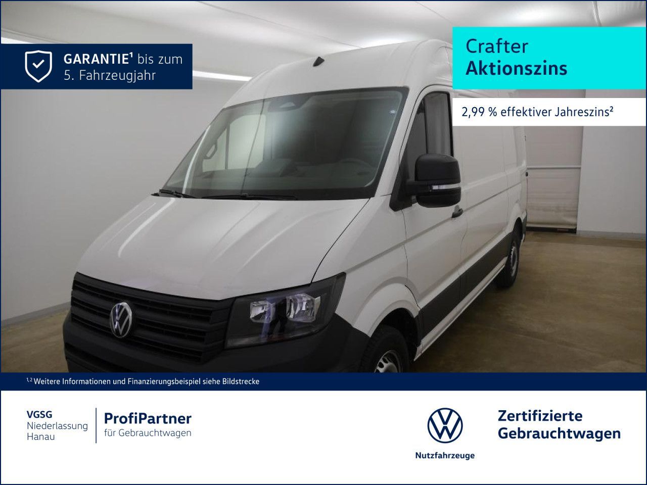 Volkswagen Crafter Kasten mittlerer Radstand Navi Klima