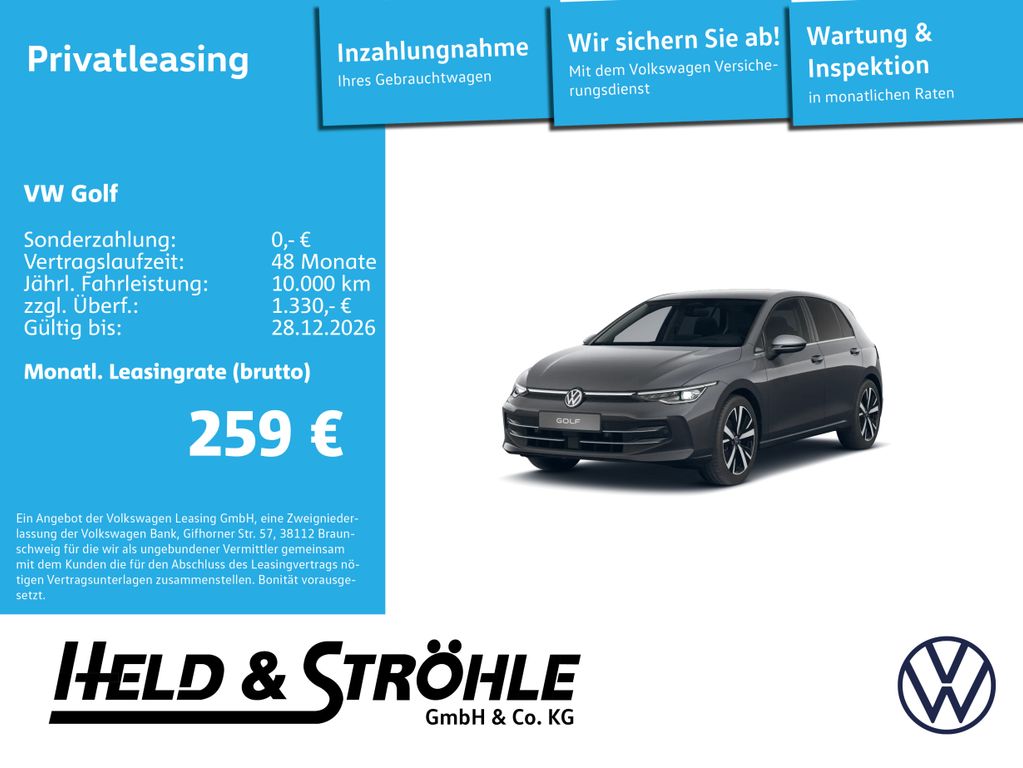 Golf Style 1.5 eTSI DSG AHK RFK SHZ ACC KEYLESS