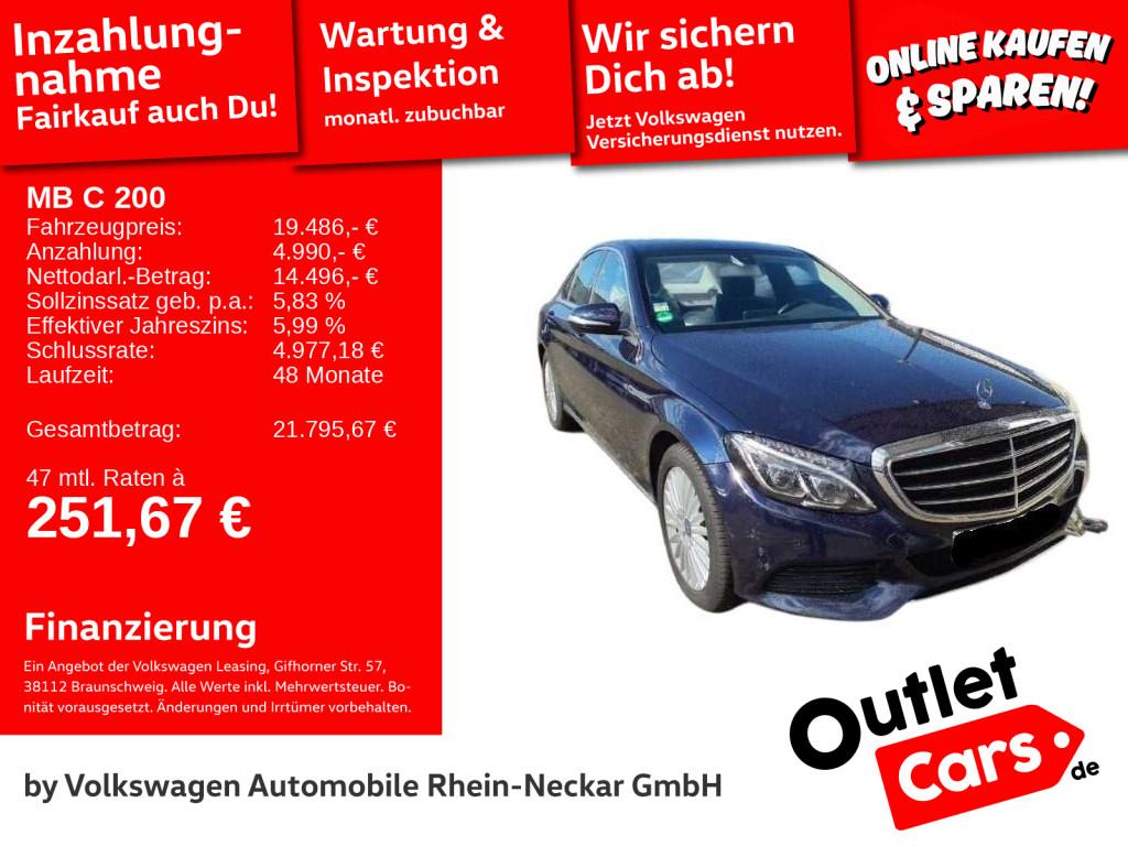 Mercedes-Benz C 200 C Limousine C200 CGI AHK LED RFK uvm.