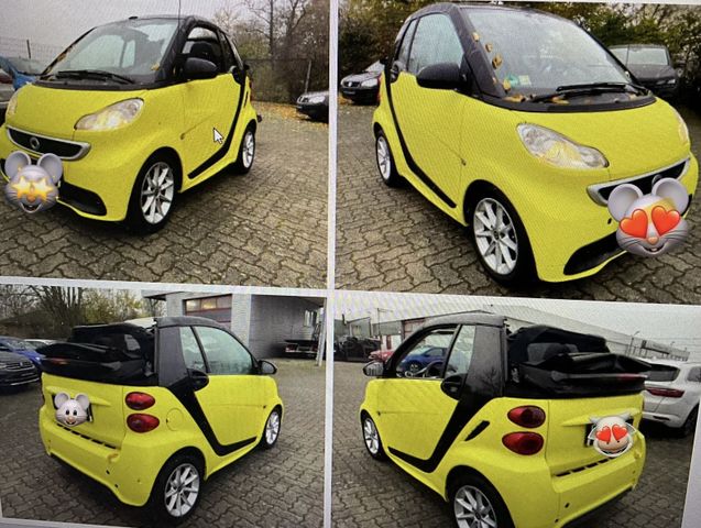 Smart fortwo cabrio NAVI SHZ Scheckheft Garantie passi