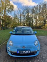 Fiat 500 1.2 Lounge *Autom.*Klima*1.Hd.*Super Zustand - Fiat 500: Blau