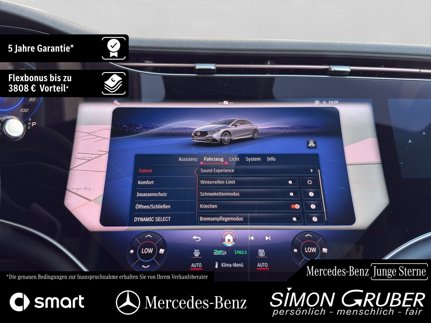 Fahrzeugabbildung Mercedes-Benz EQE 500 4M AMG Premium+ Nappa Hyper Pano Md 2025