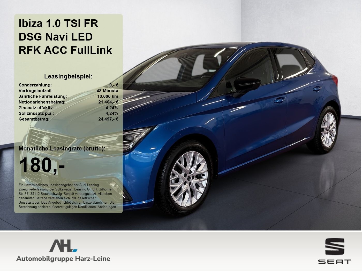 Seat Ibiza 1.0 TSI FR DSG Navi LED RFK ACC FullLink