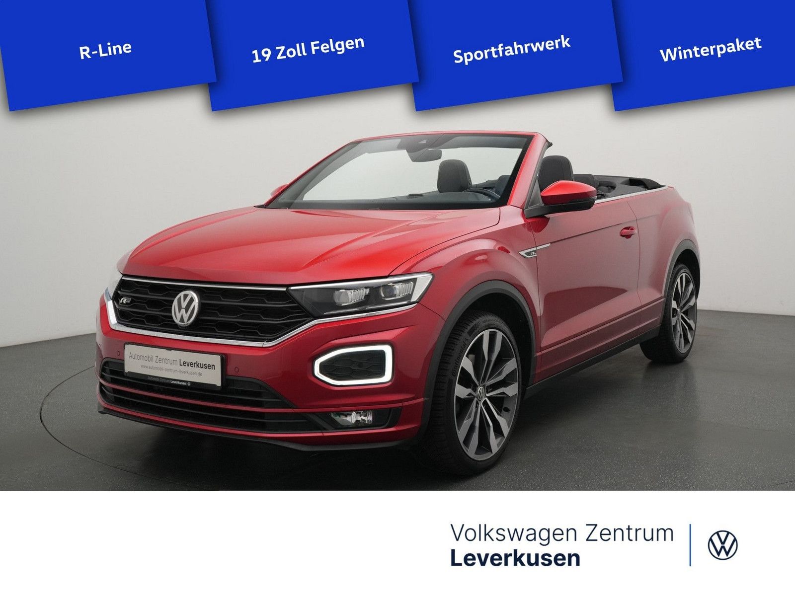 Volkswagen T-Roc Cabrio R-Line AHK NAVI VIRT ACC LEDER SHZ