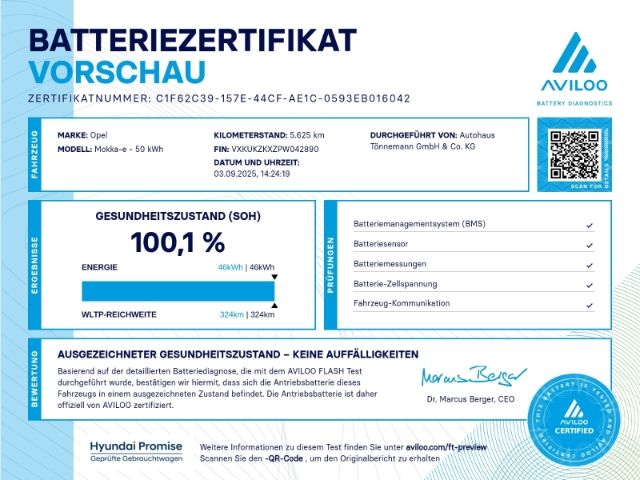 Mokka-e B ULTIMATE 50kWH AT+LED+NAVI+RÜCKFAHRKAM
