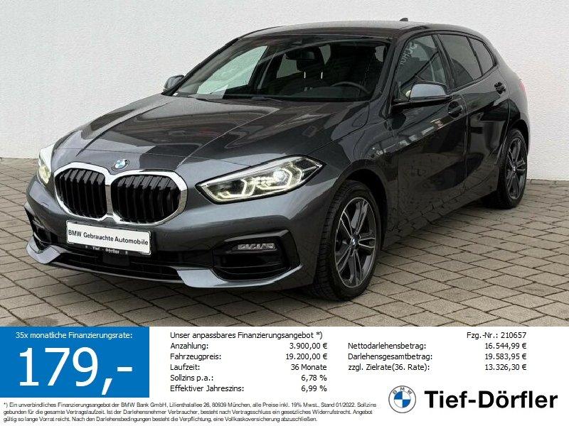 BMW 118i DKG Sport Line LED/HiFi/SH/TEMPO/PDC