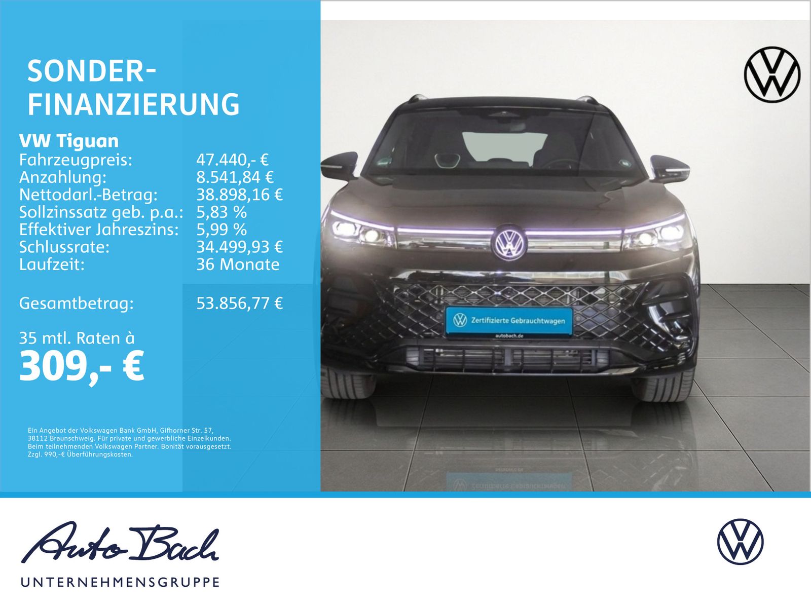 Volkswagen Tiguan 2.0 TDI DSG R-Line Black Style, HD-LED-Ma imagem 2