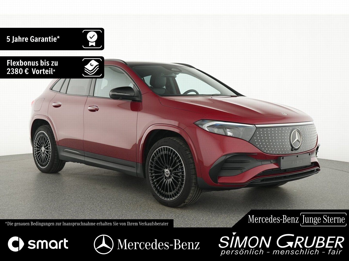 Fahrzeugabbildung Mercedes-Benz EQA 350 4M AMG Night Burm HUD Ambi Pano 360 AHK